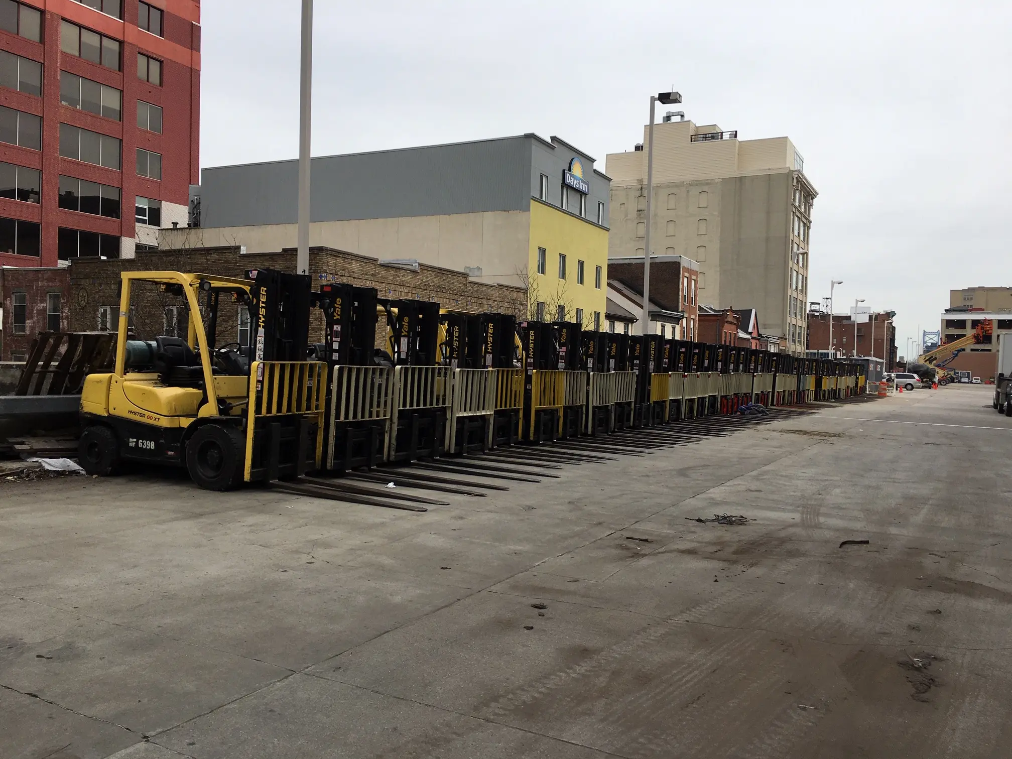 Eastern Lift Truck Co. Rental Depot at the Pennsylvania Convention Center