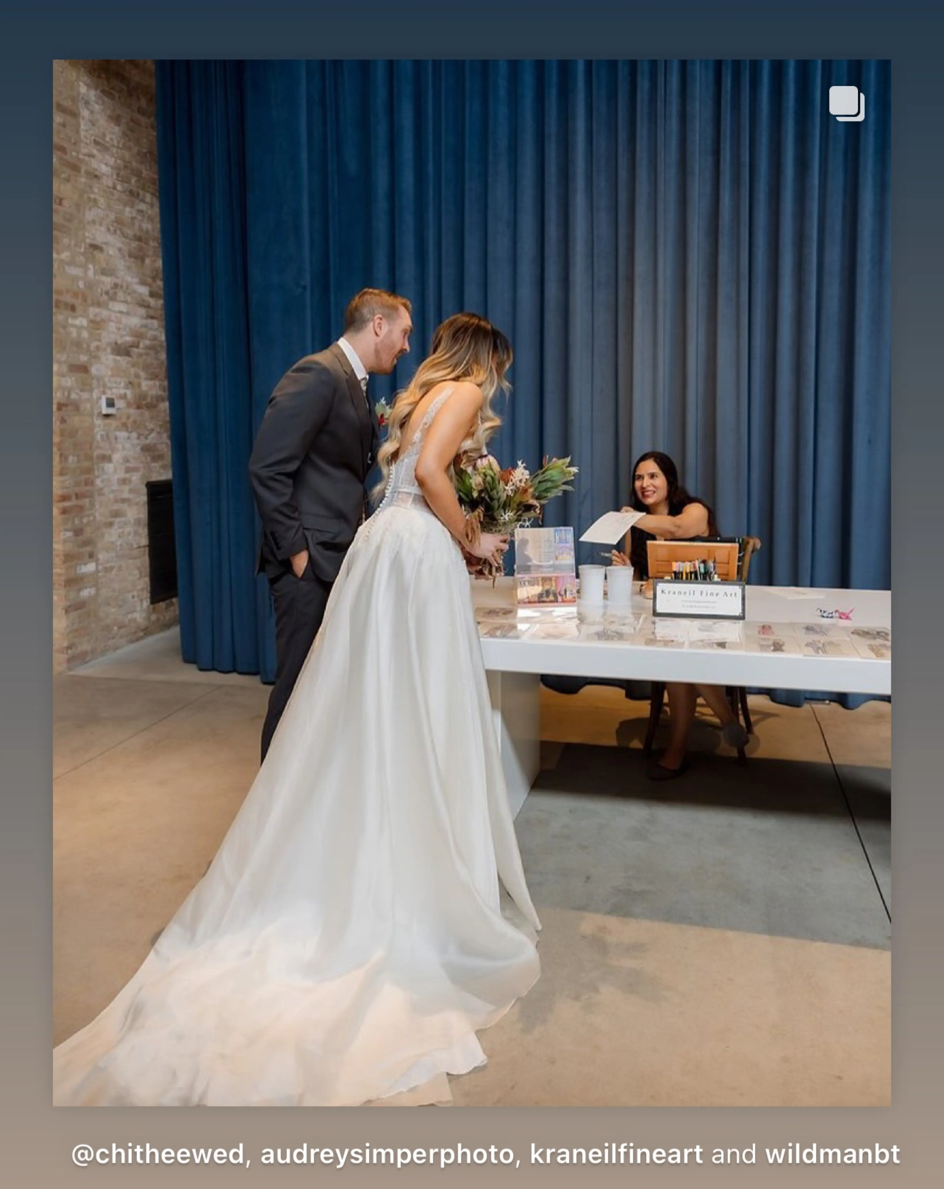 Live Wedding Painter Chicago / Chicago Event Artist / Corporate Events / Commissioned Artwork - Kraneil Fine Art