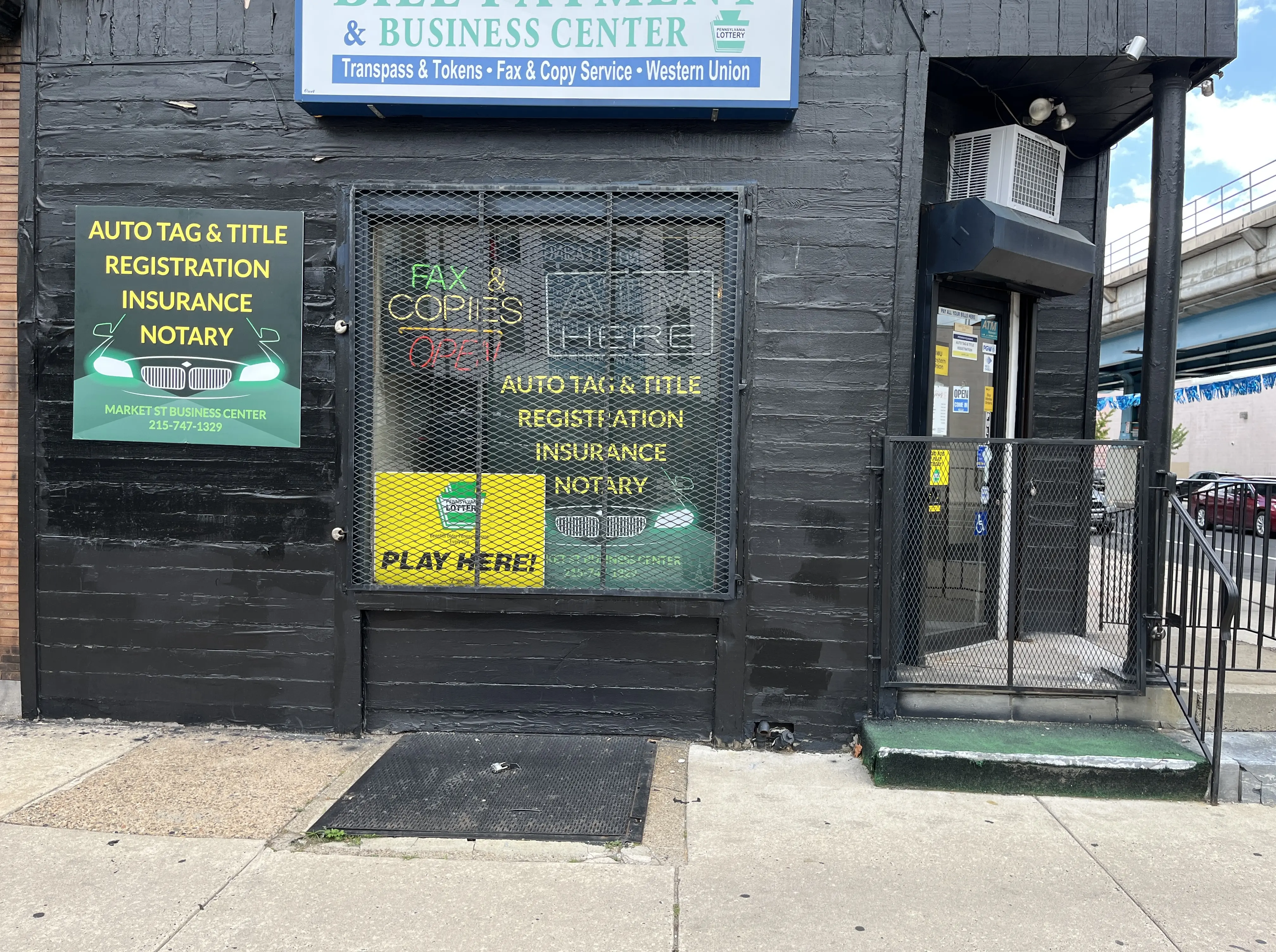 Market St Business Center, Auto tags, Title, and Insurance