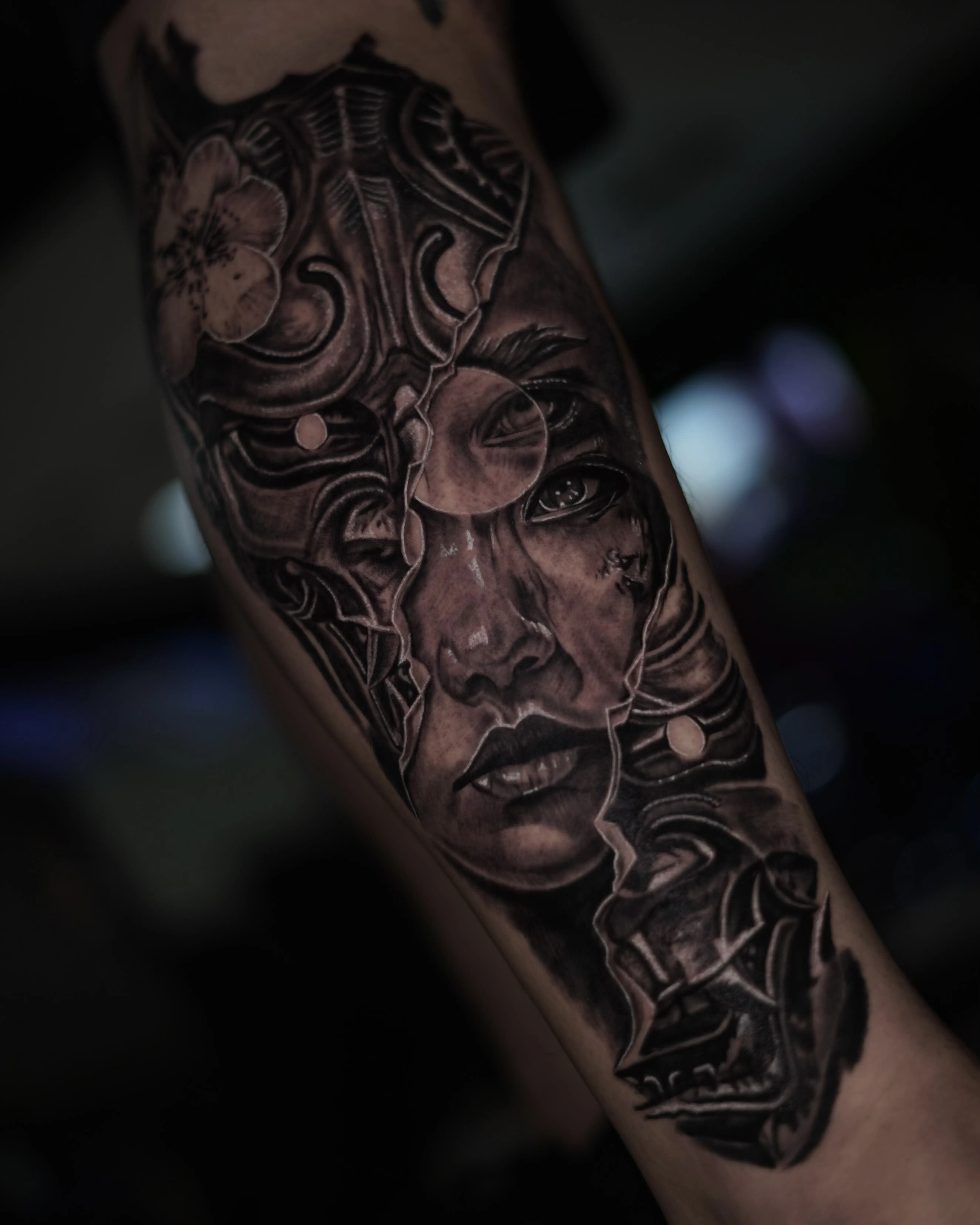 Half Moon Tattoo