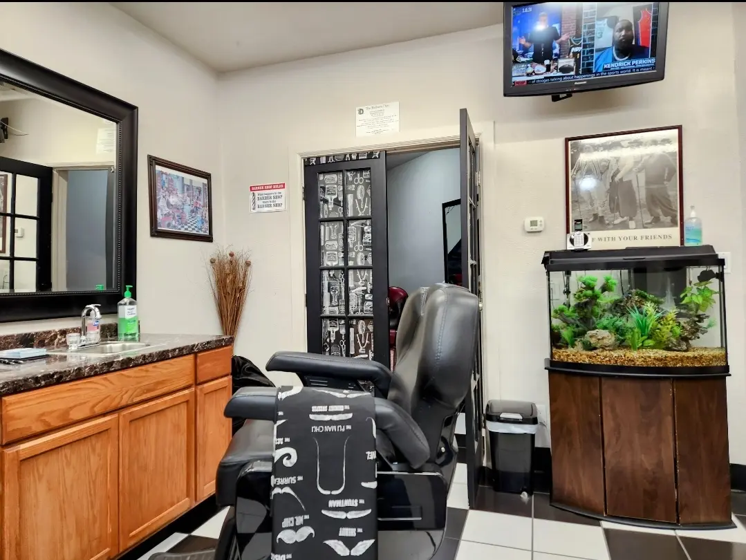 Barbers Den - inside Alexis Park Suite Resort's fitness center