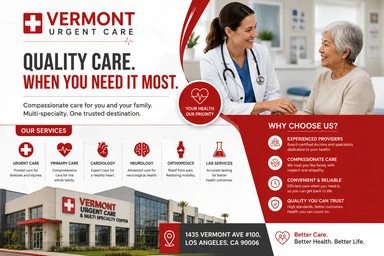 Vermont Urgent Care & Multi Specialty Center in Los Angeles, CA - Book ...