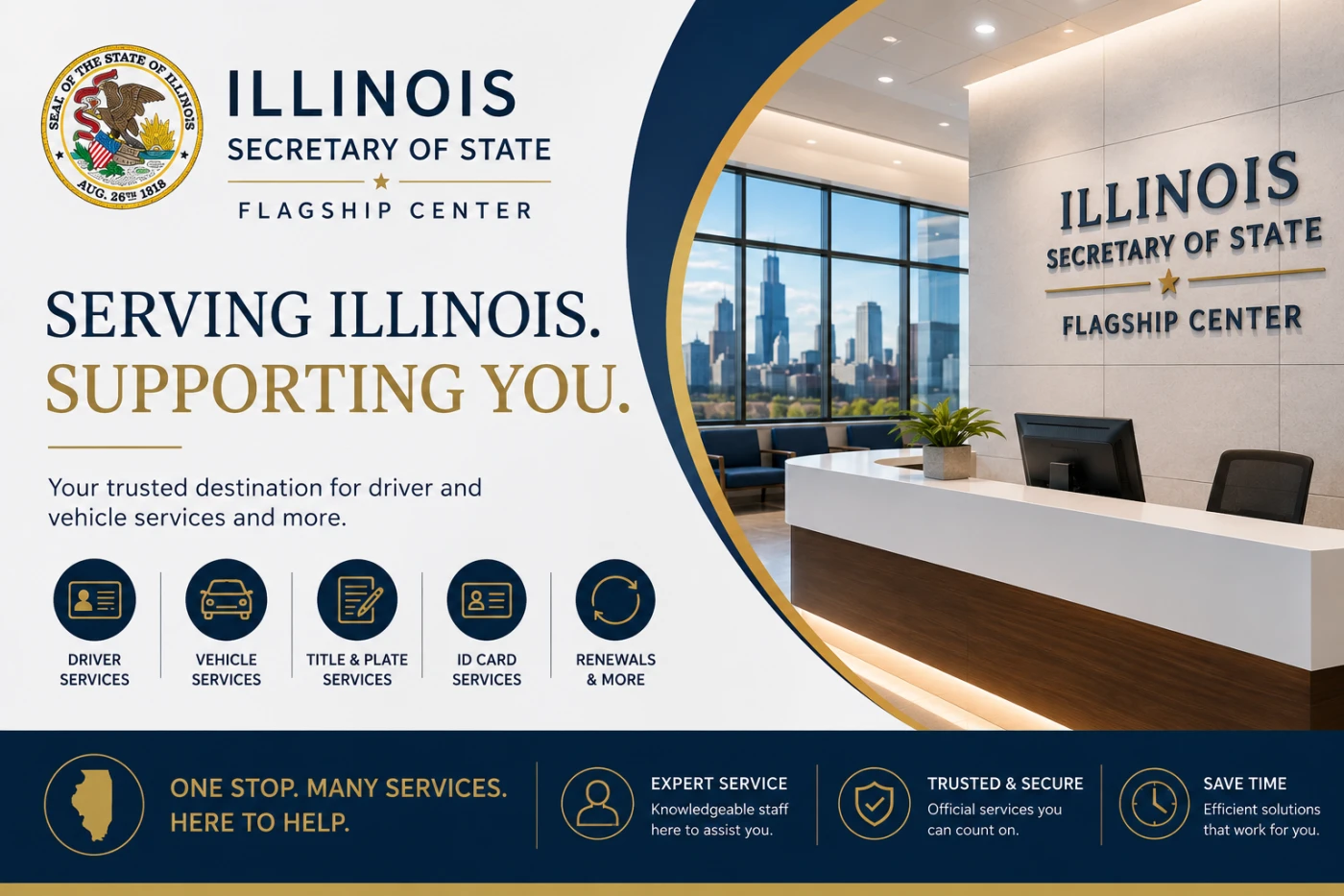 Illinois Secretary of State Flagship Center