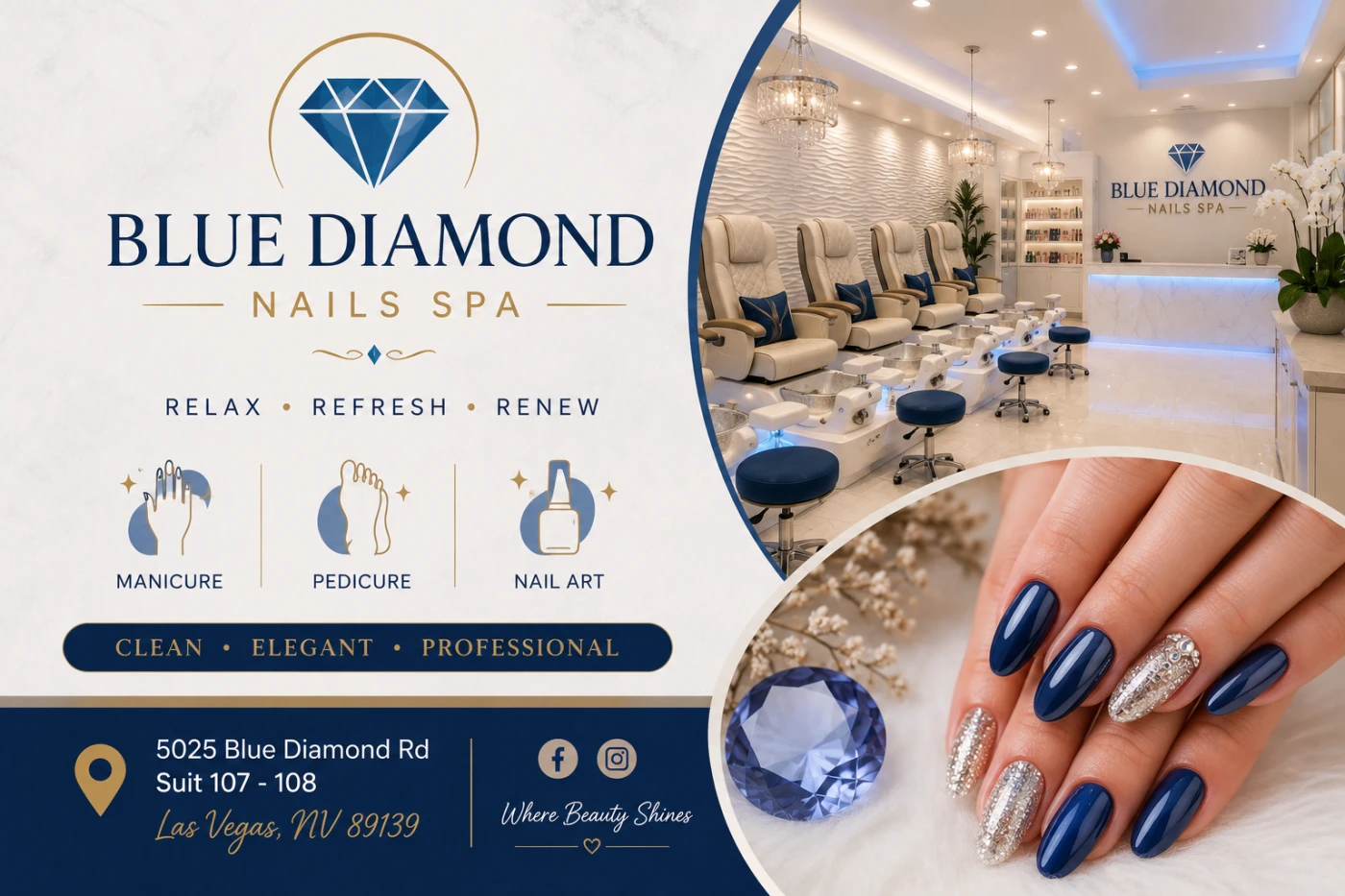 Blue Diamond Nails Spa