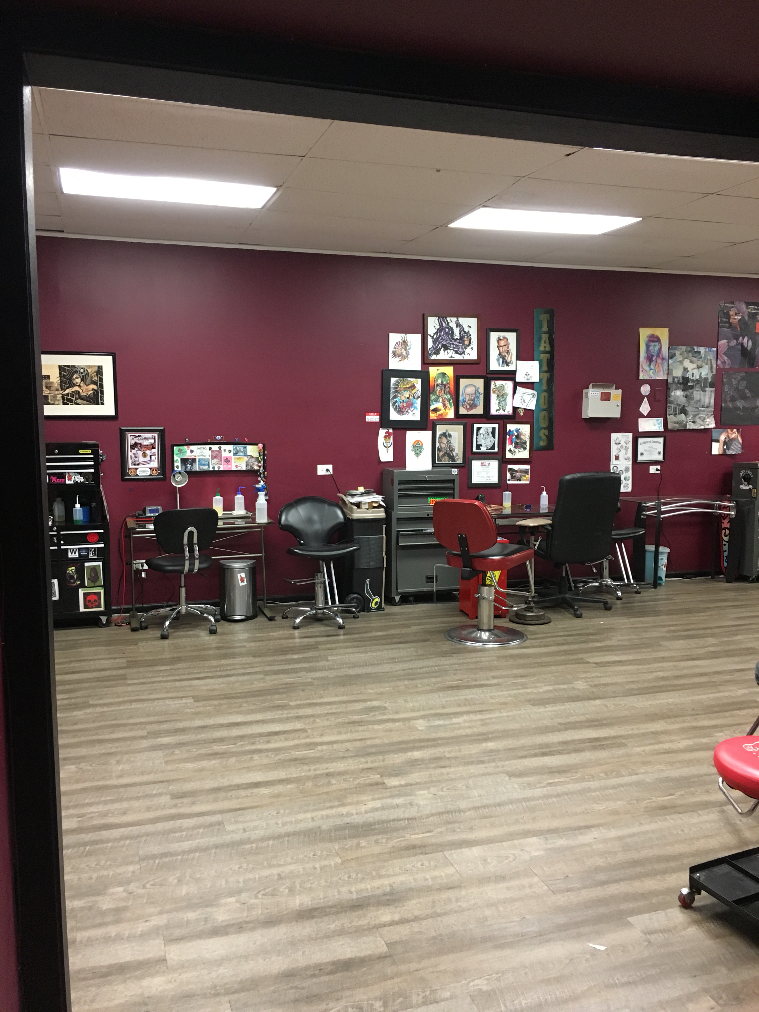 Stained in pain tattoos
